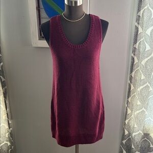 Gap 100% Cotton Knit Tunic Tank/ Mini Dress SZ Medium
